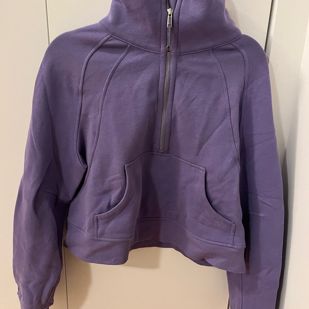 lululemon athletica scuba Purple Sweatshirt - half zip